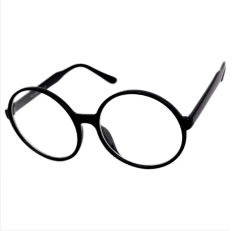 RARE Thin Oversized XL Round Circle Clear BOHO Huge Large Eyeglasses Frames 1734